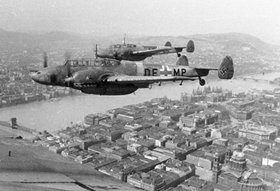 planes over Budapest