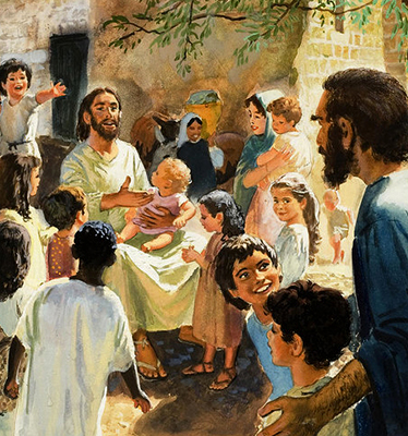 Bringing children to Jesus - Mark McMillion